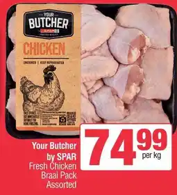 Spar Your Butcher by SPAR Fresh Chicken Braai Pack Assorted offer
