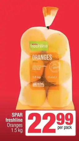Spar SPAR freshline Oranges offer