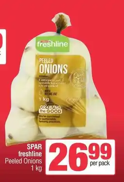Spar Spar freshline Peeled Onions offer