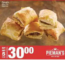 Spar Pieman's Mini Pies Assorted offer
