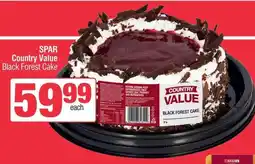 Spar Country Value Black Forest Cake offer