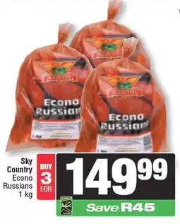 Spar Sky Country Econo Russians offer