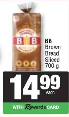 Spar BB Brown Bread Sliced offer