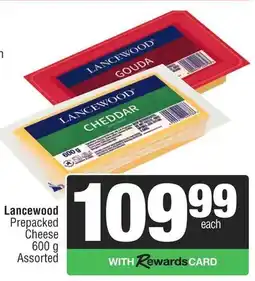 Spar Lancewood Prepacked Cheese Assorted offer