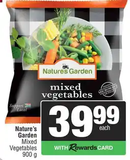 Spar Nature's Garden mixed vegetables offer