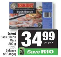 Spar Eskort Back Bacon offer