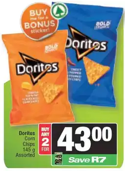 Spar Doritos Corn Chips Assorted offer