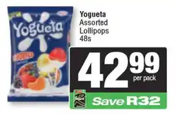 Spar Yogueta Assorted Lollipops offer