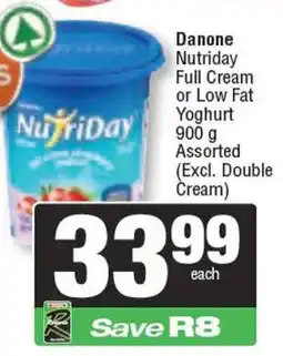 Spar Danone Nutriday Yoghurt Assorted offer