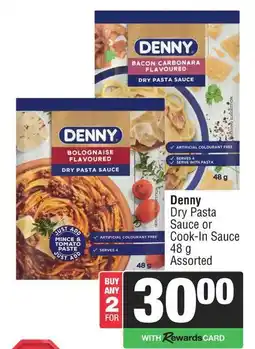 Spar Denny Dry Pasta Sauce Assorted offer