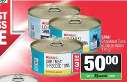Spar SPAR Light Meat Shredded Tuna offer