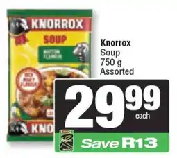 Spar Knorrox Soup Assorted offer