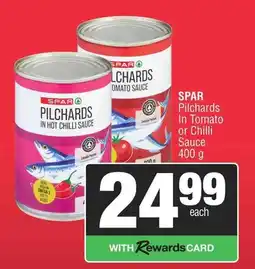Spar SPAR Pilchards in Hot Chilli Sauce offer
