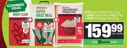 Spar SPAR Cake Wheat Flour + SPAR Super Maize Meal + SPAR Parboiled Rice offer