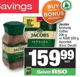 Spar Jacobs Kronung Coffee Assorted offer