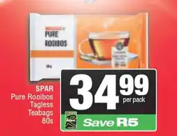Spar SPAR Pure Rooibos Tagless Teabags offer