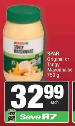 Spar Tangy Mayonnaise offer