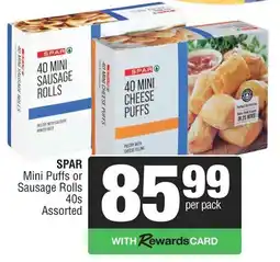 Spar SPAR Mini Puffs or Sausage Rolls Assorted offer