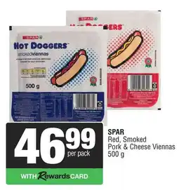 Spar Hot Doggers smoked viennas offer