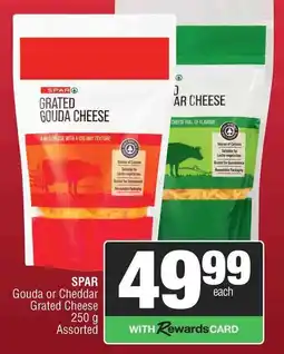 Spar SPAR Grated Gouda Cheese Assorted offer