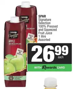 Spar SPAR Signature Selection Fruit Juice Assorted offer