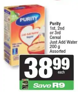 Spar Purity Cereal Assorted offer