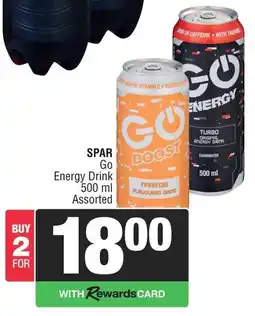 Spar SPAR Go Energy Drink Assorted offer