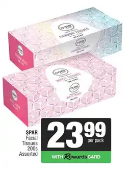 Spar SPAR Facial Tissues Assorted offer