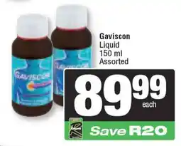 Spar Gaviscon Liquid Assorted offer