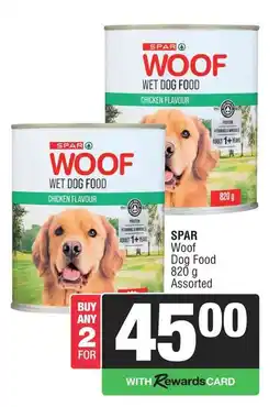 Spar SPAR Woof Dog Food Assorted offer