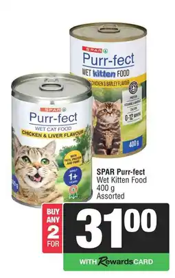 Spar SPAR Purr-fect Wet Kitten Food Assorted offer