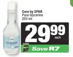 Spar Care by SPAR Pure Glycerine offer