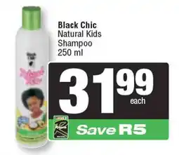 Spar Black Chic Natural Kids Shampoo offer