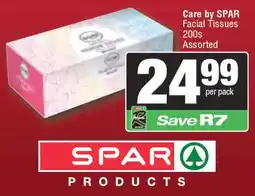 Spar Care by SPAR Facial Tissues Assorted offer