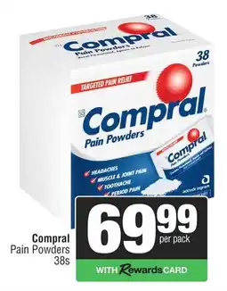 Spar Compral Pain Powders offer