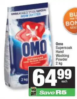 Spar Omo Supersoak Hand Washing Powder offer