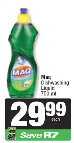 Spar Maq Dishwashing Liquid offer