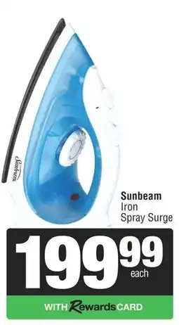Spar Sunbeam Iron Spray Surge offer