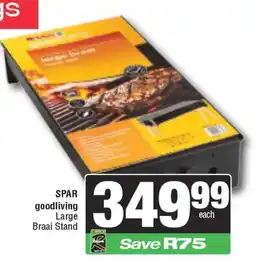Spar SPAR goodliving Large Braai Stand offer
