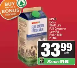 Spar SPAR Full Cream Fresh Milk offer