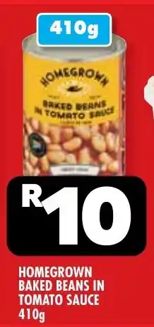 Usave Homegrown Baked Beans in Tomato Sauce offer