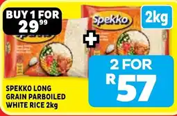 Usave Spekko Long Grain Parboiled White Rice offer
