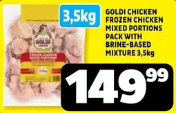 Usave GOLDI CHICKEN FROZEN CHICKEN MIXED PORTIONS offer