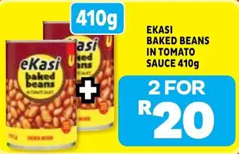 EKasi baked beans in tomato sauce