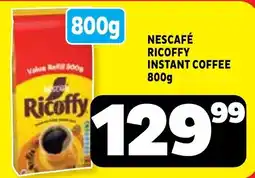 Usave NESCAFÉ RICOFFY INSTANT COFFEE offer