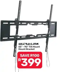 Pick n Pay Hypermarket ULTRA-LINK 55" - 90" Tilt Mount Mount Bracket offer