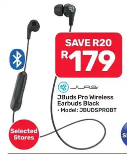 Pick n Pay Hypermarket JLAB JBuds Pro Wireless Earbuds Black offer