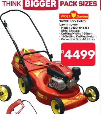 WOLF Garden 149CC Torx Petrol Lawnmower