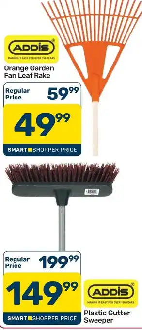 Pick n Pay Hypermarket ADDIS Orange Garden Fan Leaf Rake offer