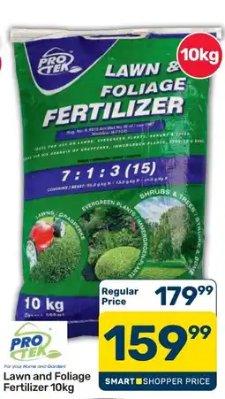 Pick n Pay Hypermarket PRO TEK Lawn and Foliage Fertilizer offer